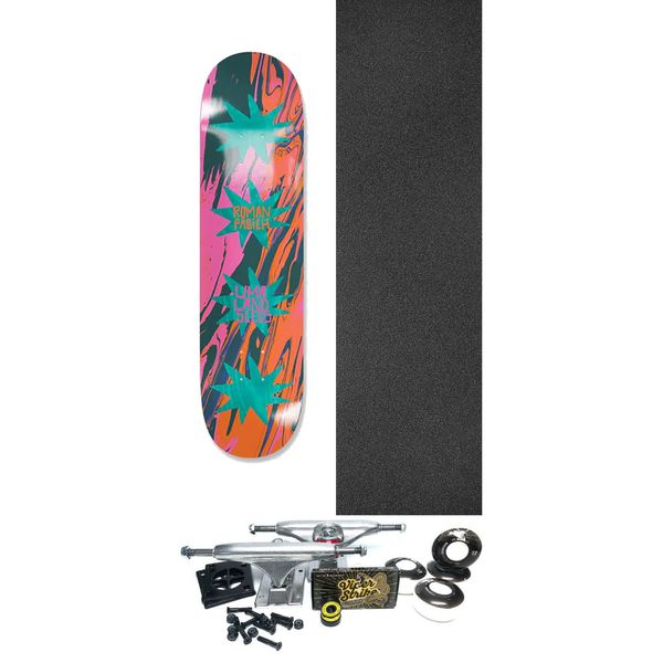 Uma Landsleds Skateboards Roman Pabich Pop Art Skateboard Deck - 8" x 31.5" - Complete Skateboard Bundle